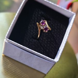 Amethyst 10k gold Ring